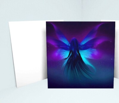 Fairy Cards, Birthday Greeting Cards, Invitation Cards, Blank Art Cards - image1